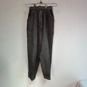 Candy Girl Womens High Rise Straight Leg Cropped Trousers Pants Black Casual New